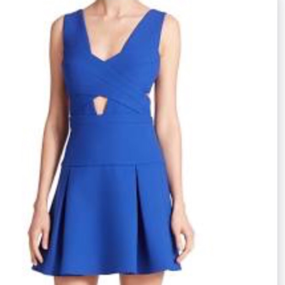 Royal Blue BCBG Cocktail Mini Dress 4